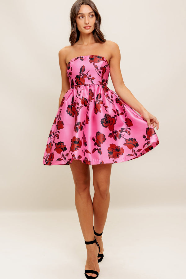 strapless-seduction-woven-mini-dress Flying Tomato-Sophia's StyleDRESSES-1